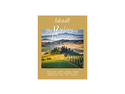 Falstaff travel book "The 12 most beautiful wine trips".